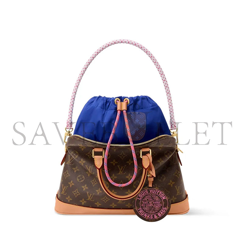 LOUIS VUITTON MASTER MONOGRAM ALMA SOFT MM SHOULDER BAG BROWN M27327 (37*28*13.5cm)